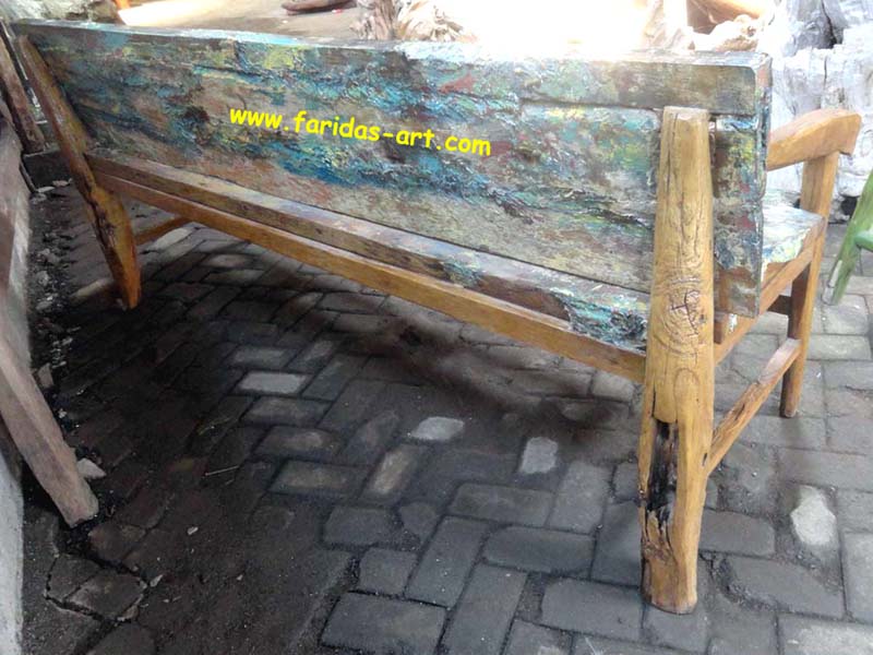 Bangko Kayu Jati ex. Prau (Asli)